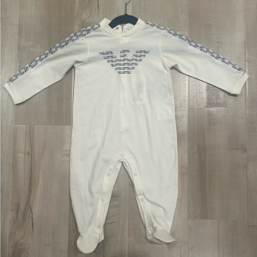Emporio Armani Baby logo-print pajamas (12 month)